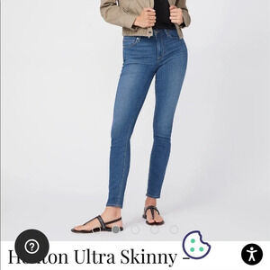 PAIGE Hoxton Jean Size 26 High Rise Ultra Skinny